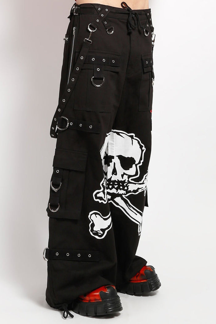 Tripp NYC Mega Skull Pants [BLACK/WHITE]