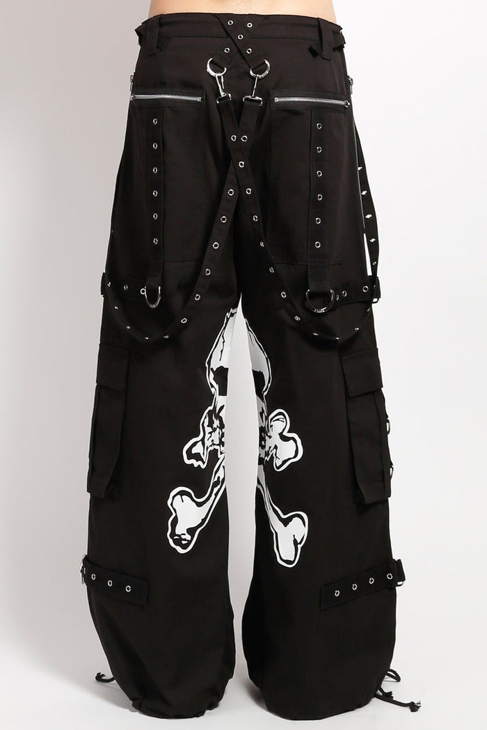 Tripp NYC Mega Skull Pants [BLACK/WHITE]
