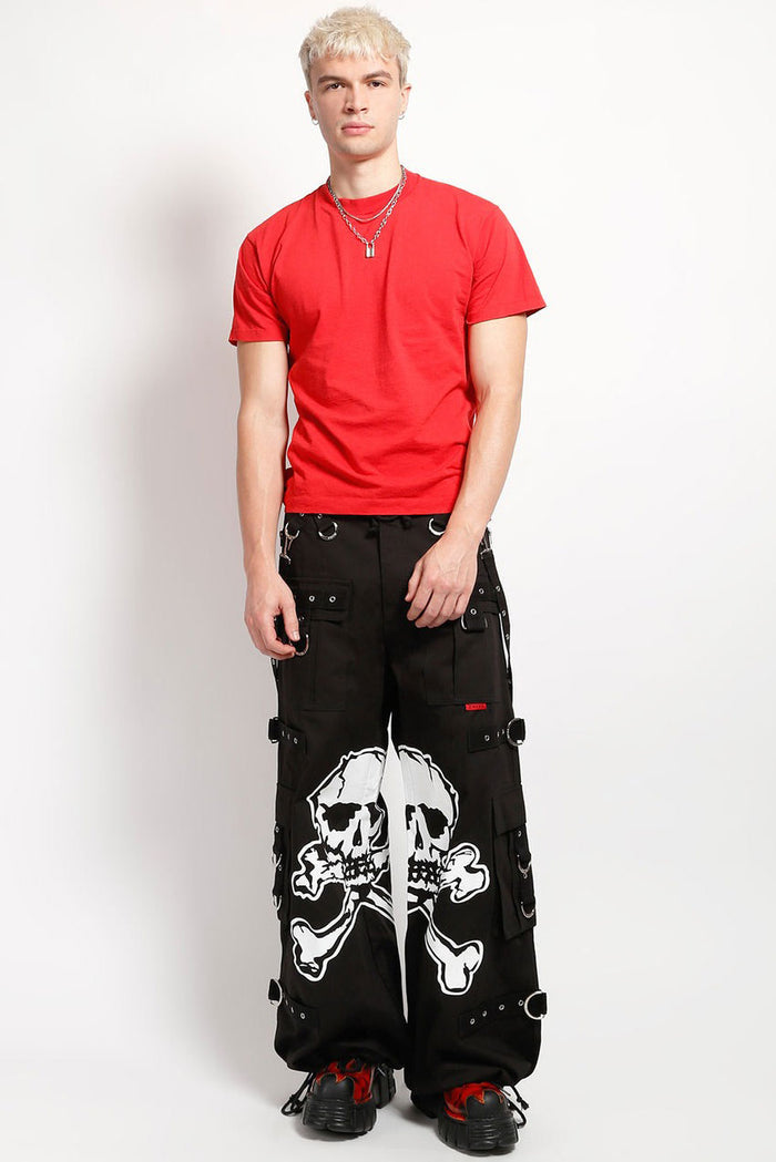 Tripp NYC Mega Skull Pants [BLACK/WHITE]