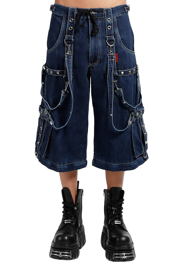 Tripp NYC Strap Zip-Off Pants [BLUE DENIM]