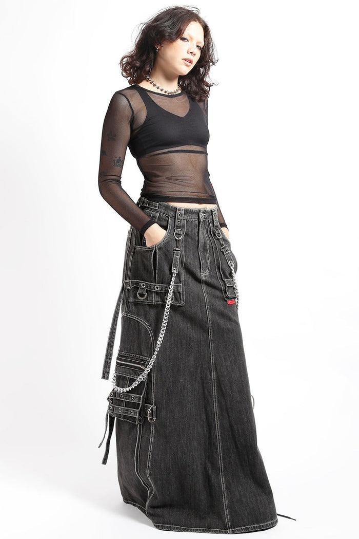 Tripp NYC Strength Skirt [BLACK DENIM]