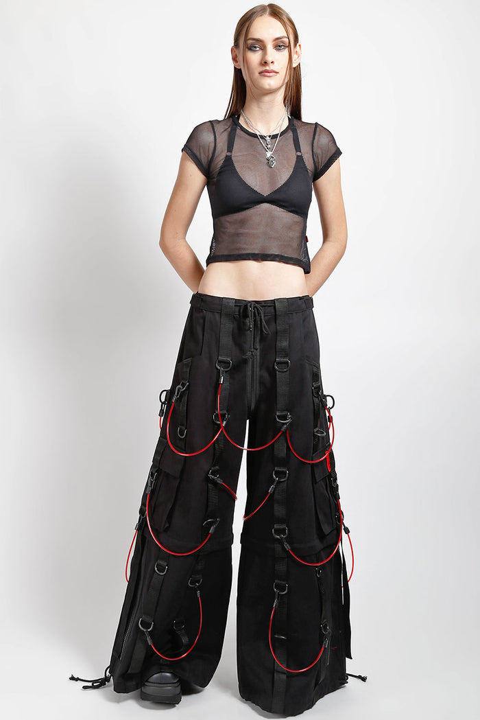 Tripp NYC Transfusion Pants [Black/Red]