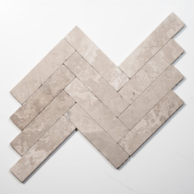 Tumbled Natural Grey Woodstone Subway Tile 50mm x 200mm