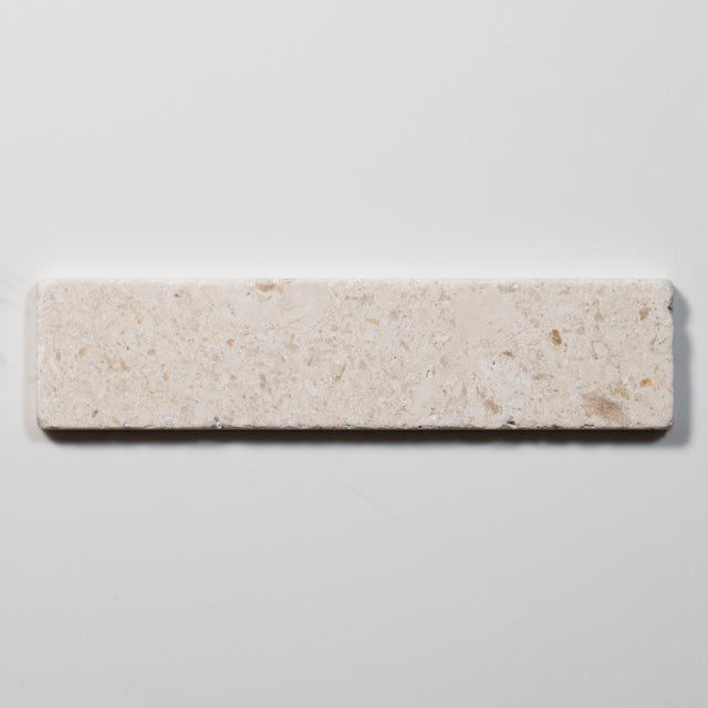 Tumbled White Natural Limestone Subway Tile 50mm x 200mm