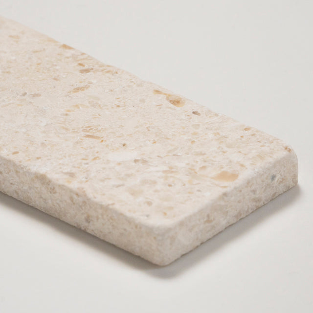 Tumbled White Natural Limestone Subway Tile 50mm x 200mm