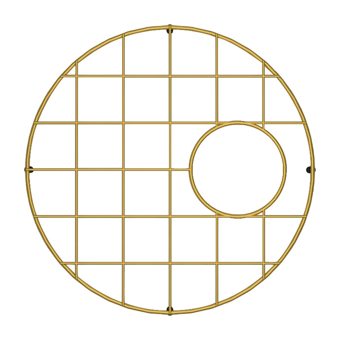 Turner Hastings Cuisine Round 47x47 Protective Grid - Brushed Brass CUR471SSG-BB - The Blue Space