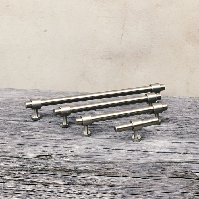 Lifestyle Turner Hastings Fanetta 128mm Pull Handle Brushed Nickel FA128CB-BN - The Blue Space