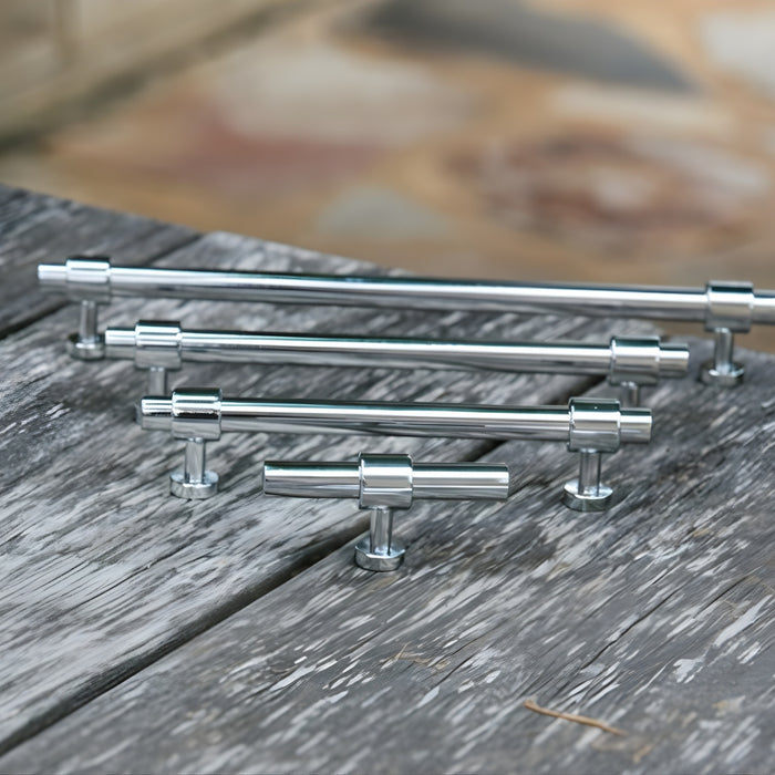 Variations Turner Hastings Fanetta 128mm Pull Handle Chrome FA128CB-CH - The Blue Space