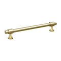 Single Turner Hastings Fanetta 224mm Pull Handle Brushed Brass FA224CB-BB - The Blue Space
