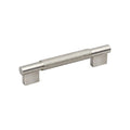 Single Turner Hastings Sassari 128mm Pull Handle Brushed Nickel SA128CB-BN - The Blue Space