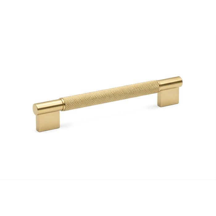 Single Turner Hastings Sassari 192mm Pull Handle Brushed Brass SA192CB-BB - The Blue Space