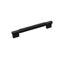 Single Turner Hastings Sassari 192mm Pull Handle Matte Black SA192CB-MB - The Blue Space