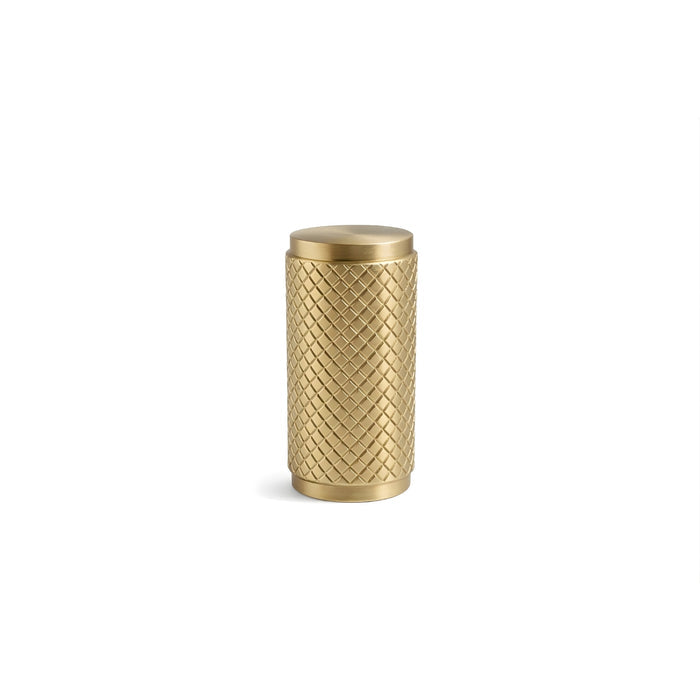 Single Turner Hastings Sassari Knob Brushed Brass SAK19CB-BB - The Blue Space
