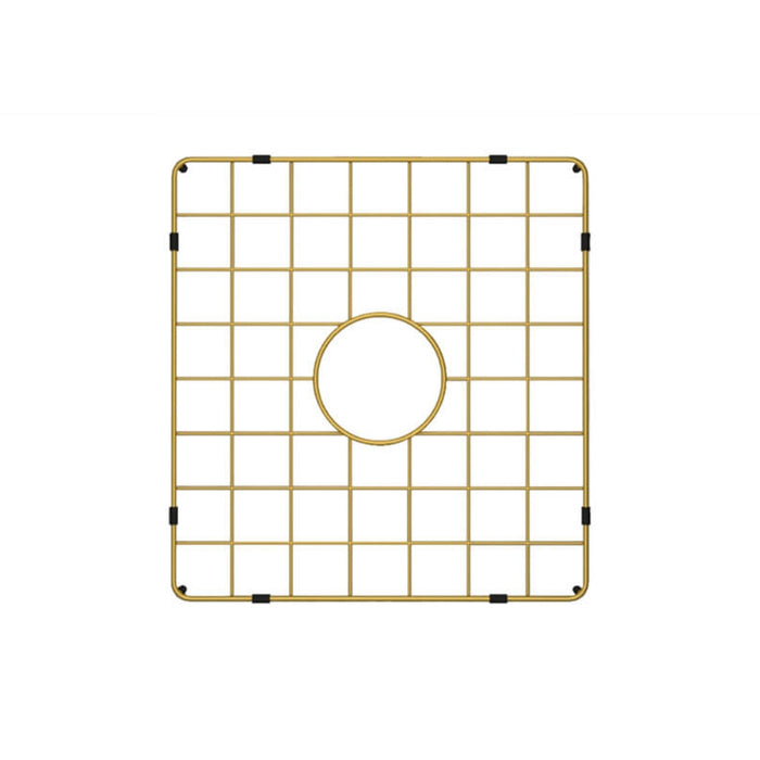 Turner Hastings Stainless Steel Grid to suit Cove 85 (large side) - Brushed Brass CV411SSG-BB - The Blue Space