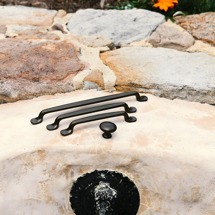 Variations Turner Hastings Tutto 160mm Pull Handle English Bronze TU160CB-EB - The Blue Space