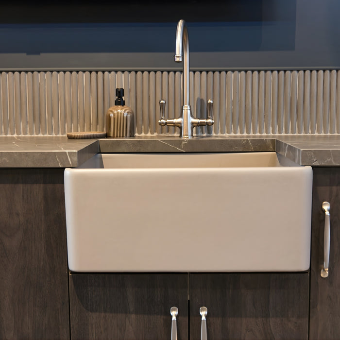 LIfestyle Turner Hastings Tutto 320mm Pull Handle Brushed Nickel TU320CB-BN - The Blue Space