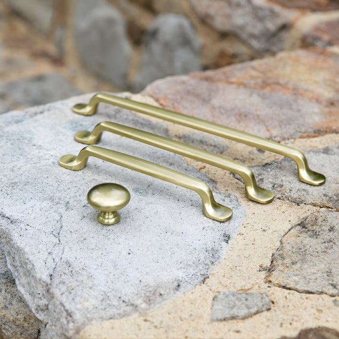 Turner Hastings Tutto Knob Brushed Brass TUK35CB-BB - The Blue Space