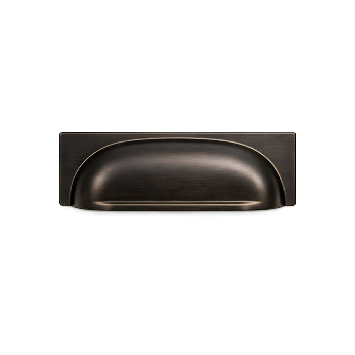 SIngle Turner Hastings Verese 96mm Cup Pull Handle  English Bronze VS96CB-EB - The Blue Space