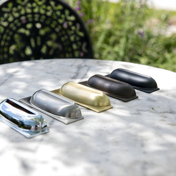 All Finishes Turner Hastings Verese 96mm Cup Pull Handle Matte Black VS96CB-MB - The Blue Space