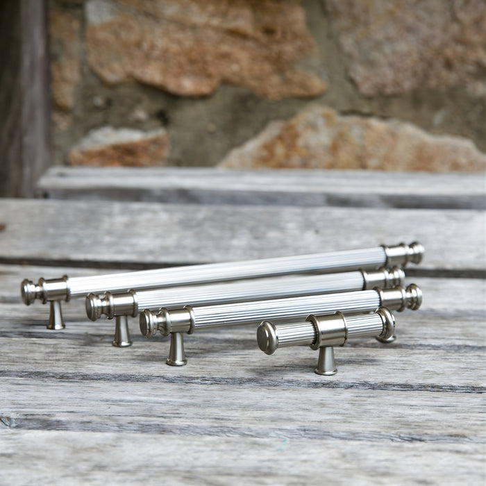 Variations Turner Hastings Verona 128mm Pull Handle Brushed Nickel VE128CB-BN - The Blue Space