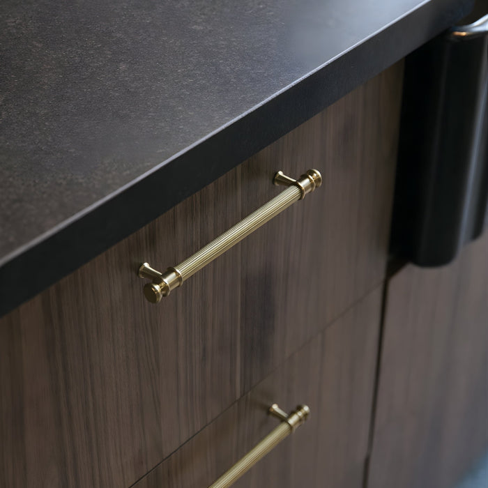 Lifestyle Turner Hastings Verona 160mm Pull Handle Brushed Brass VE160CB-BB - The Blue Space