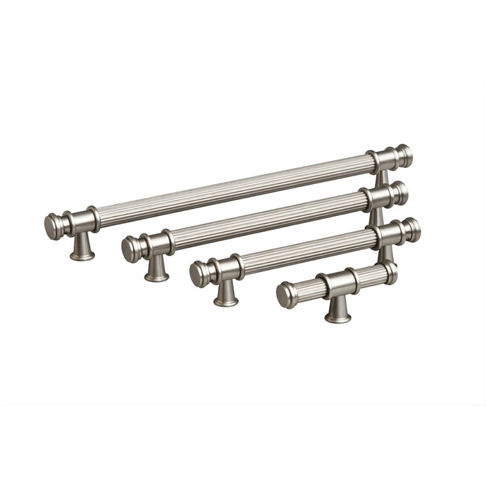 Turner Hastings Verona 224mm Pull Handle Brushed Nickel VE224CB-BN - The Blue Space