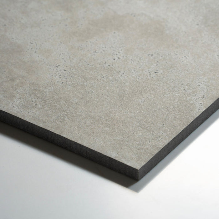 Oblique Tuscan Grey Travertine Look Tile 300mm x 600mm 36CRWSVM - The Blue Space