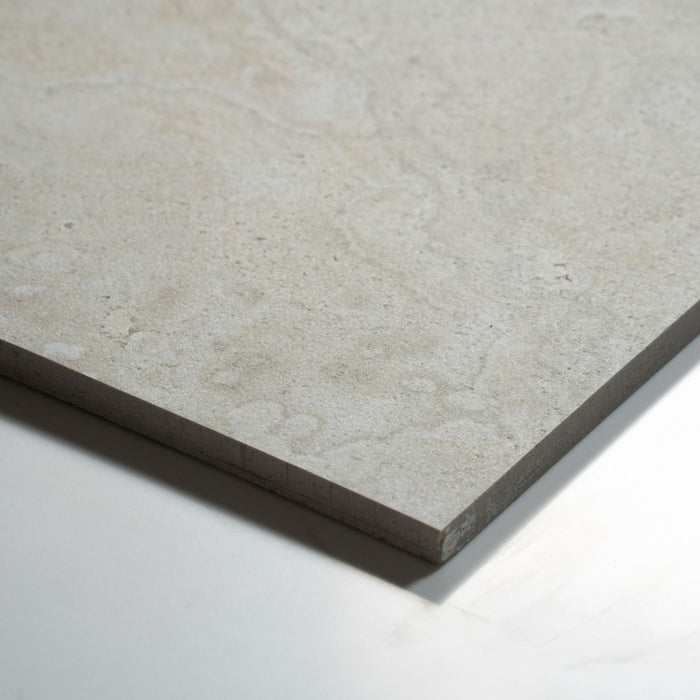 Oblique Tuscan White Travertine Look Tile 300mm x 600mm 36CRWWHM - The Blue Space
