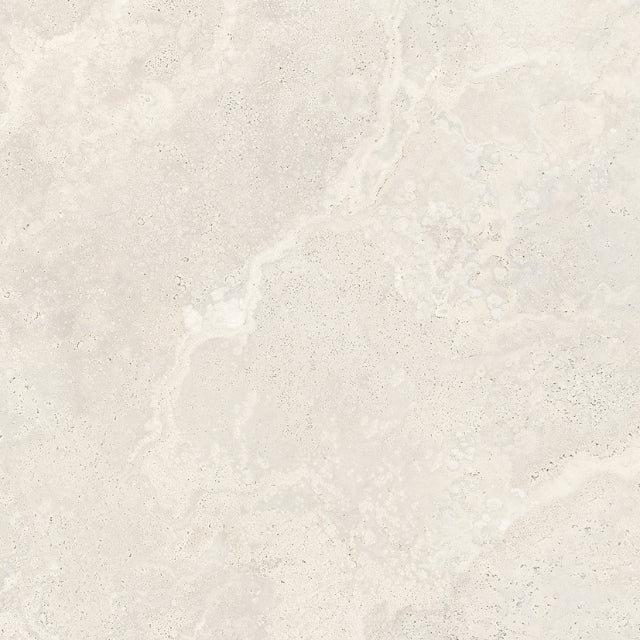 Tuscan White Travertine Look Tile 600mm x 600mm External  6CRWWHX - The Blue Space