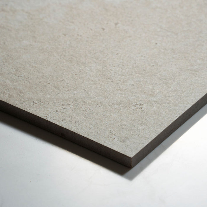 Oblique Tuscan White Travertine Look Tile 600mm x 600mm 6CRWWHM - The Blue Space