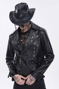 Studded mens punk jacket