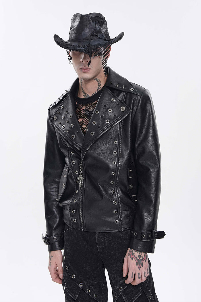 Mens goth jacket from Devil Fashion