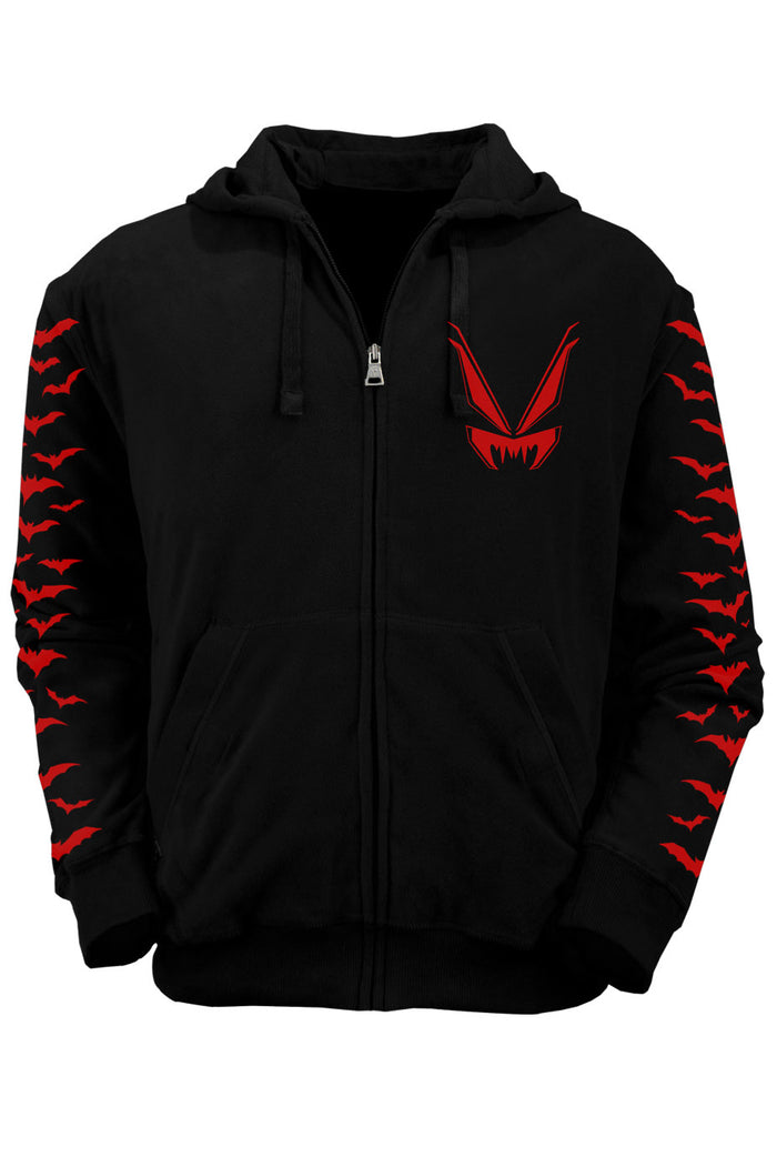 Vampire Castle Hoodie w/ Bat Sleeves [BLOOD RED]
