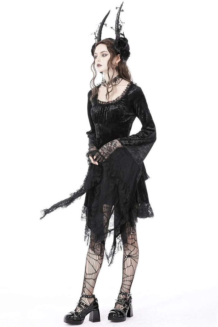 Vampire Veins Velvet Dress
