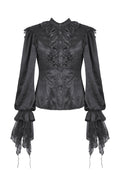 high collar gothic shirt by dark in love