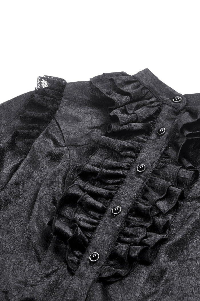 button down gothic shirt by dark in love