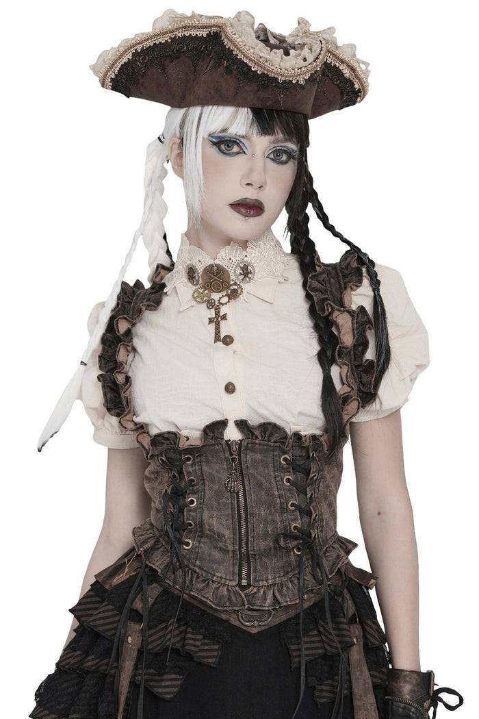 vegan leather pirate harness