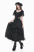 Womens long black skirt