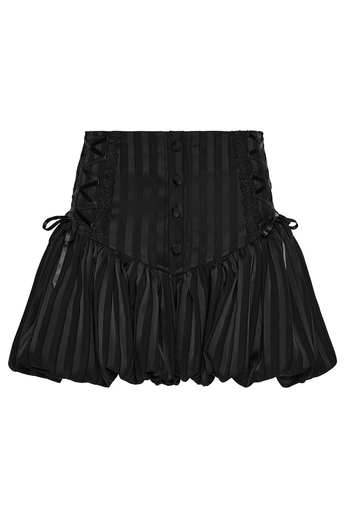 corset lace-up gothic shorts