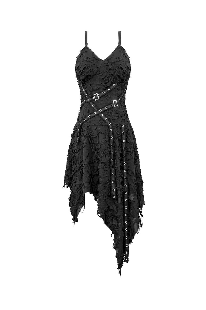Post-apocalyptic style goth fashion dress