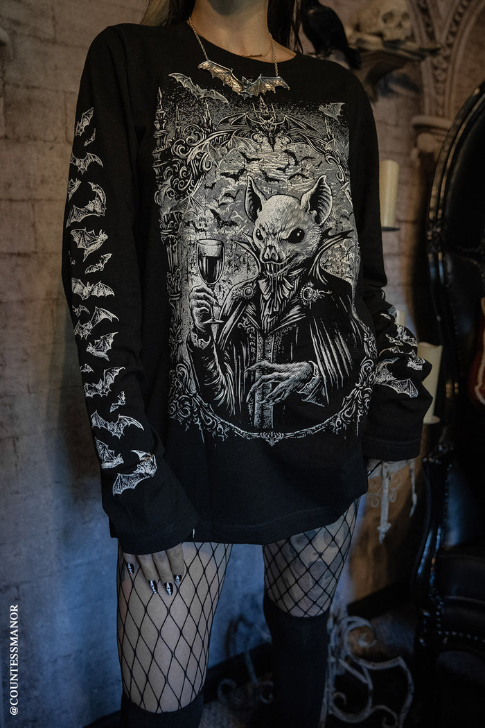 Victorian Vampire Bat T-shirt