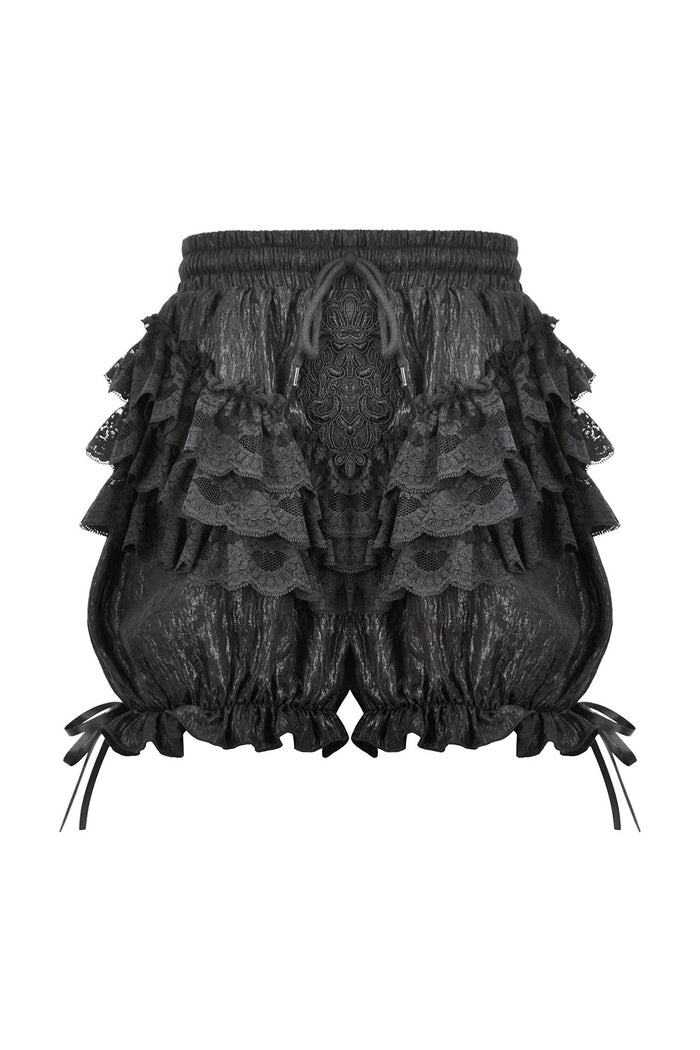 Flattering feminine lantern shorts with drawstring