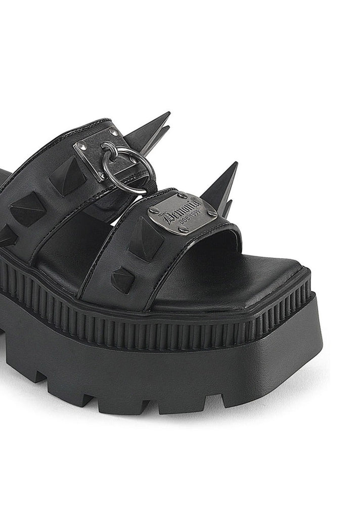 womens demonia chunky heel sandals