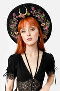womens witchy wide brimmed hat