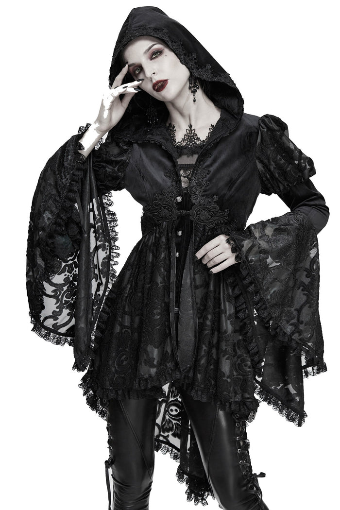 Witcheress Floral Lace Tailcoat
