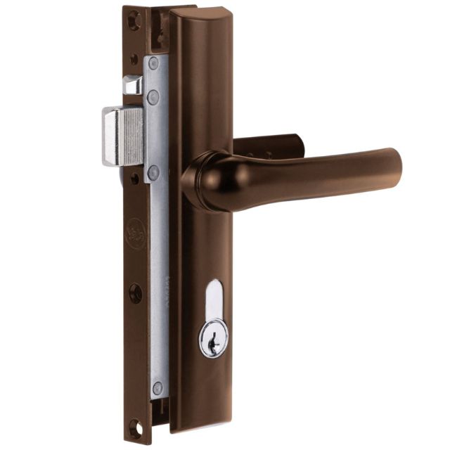 Exterior Yale Quattro Hinged Security Door Lock Brown Y8104BRNDP - The Blue Space