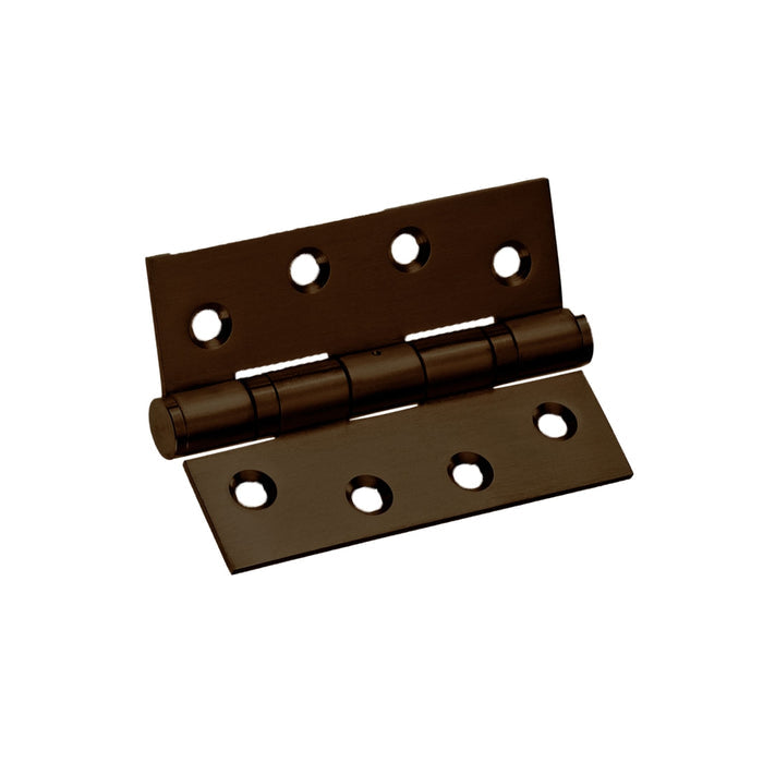Zanda Bearing Hinge, Fixed Pin - 100 x 75 x 2.5mm Ember Bronze (HIDDEN) 5904.EB - The Blue Space