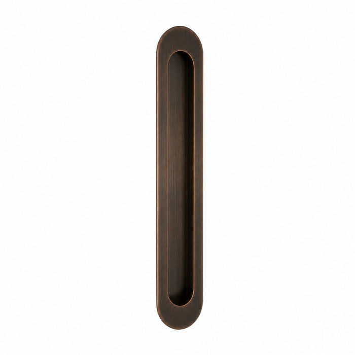 Zanda Duke Flush Pull 250 x 40mm Ember Bronze 5314.EB - The Blue Space