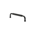 Zanda Nedlands Knurled Pull Handle 128mm Matte Black 16053.BLK - The Blue Space