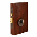 Zanda Round Pull Handle Lock Kit Single Cylinder Key/Turn Ember Bronze 1150.EB - The Blue Space